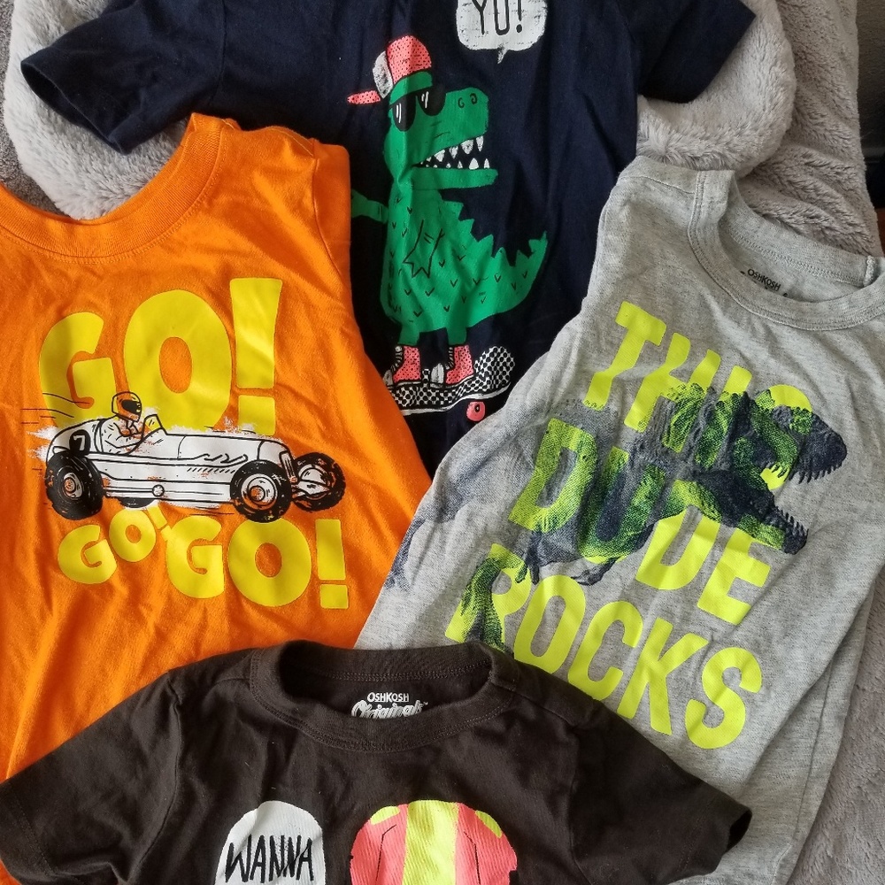 4 boys tees